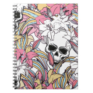 Carnet arrière - plan motif Vintage coloré cool