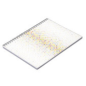 Carnet Arrière - plan multicolore de point (Côté gauche)