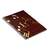 Carnet Arrière - plan Musical Notes (Côté Droit)