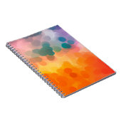 Carnet arrière - plan orange Abstrait. Illustration (Côté Droit)