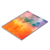 Carnet arrière - plan orange Abstrait. Illustration (Côté gauche)