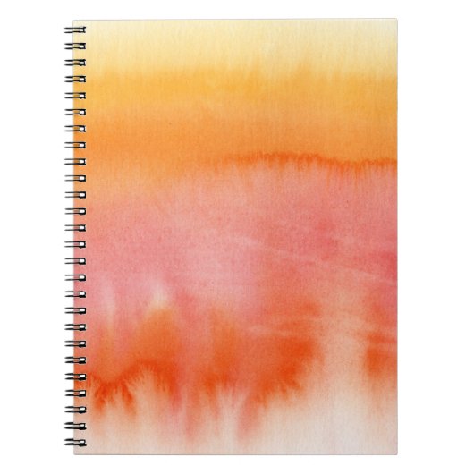 Carnet Arrière - plan peint à la main 17 d'aquarelle (Devant)