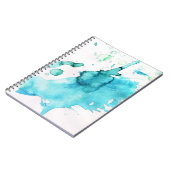 Carnet Arrière - plan peint à la main 2 d'aquarelle (Côté gauche)