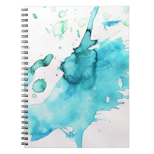 Carnet Arrière - plan peint à la main 2 d'aquarelle (Devant)