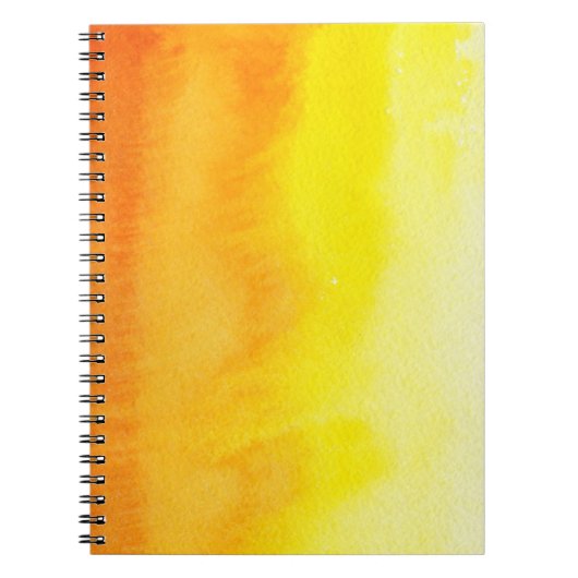 Carnet Arrière - plan peint à la main 2 d'aquarelle (Devant)