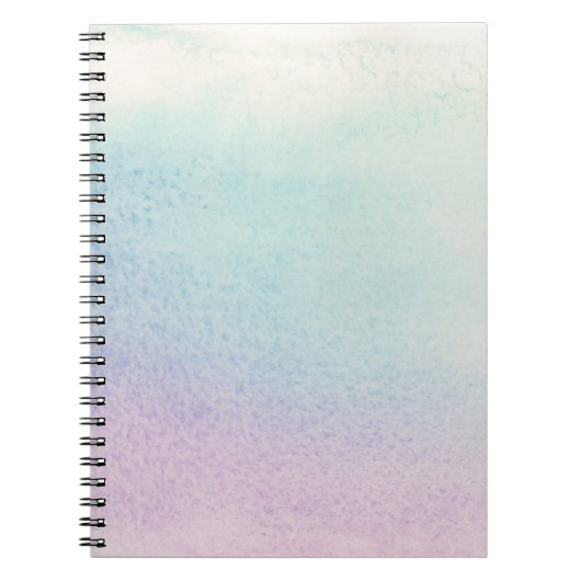 Carnet Arrière - plan peint à la main d'aquarelle (Devant)