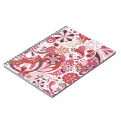 Carnet Arrière - plan Pink paisley (Côté gauche)
