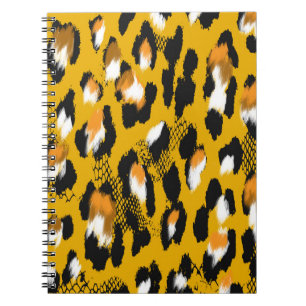 Carnet Arrière - plan Poster de animal Leopard Texture