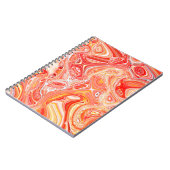 Carnet Arrière - plan psychédélique coloré en interweavi (Côté gauche)