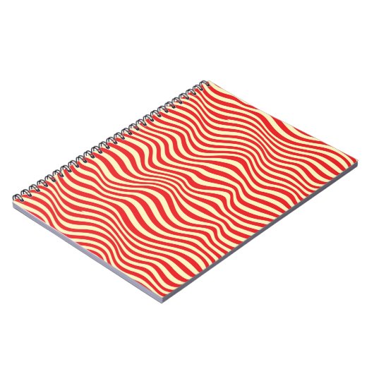 Carnet arrière - plan rayé (Côté gauche)