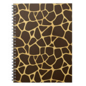 Carnet Arrière - plan repéré par girafe (Devant)