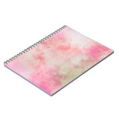 Carnet Arrière - plan rose (Côté gauche)