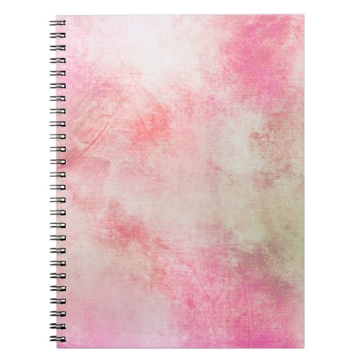 Carnet Arrière - plan rose (Devant)