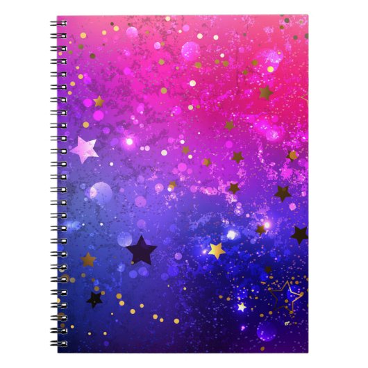 Carnet Arrière - plan rose brillant (Devant)