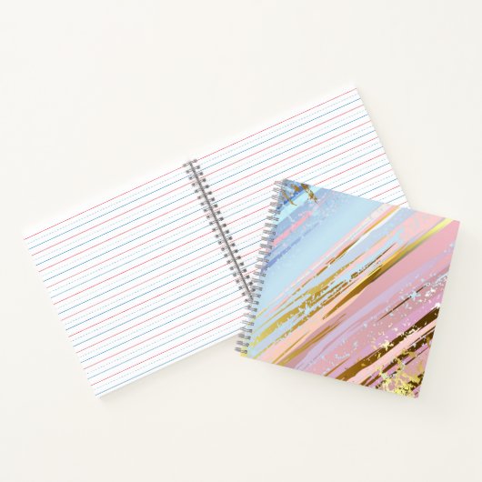 Carnet Arrière - plan rose texturé (Intérieur)