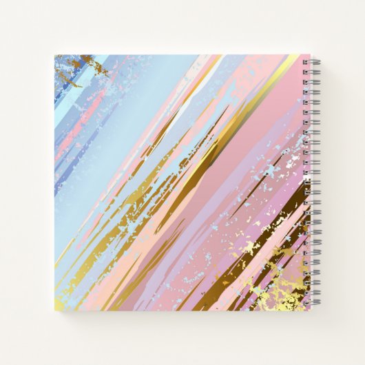 Carnet Arrière - plan rose texturé (Dos)