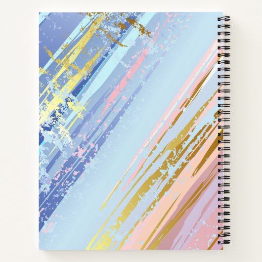 Carnet Arrière - plan rose texturé (Dos)