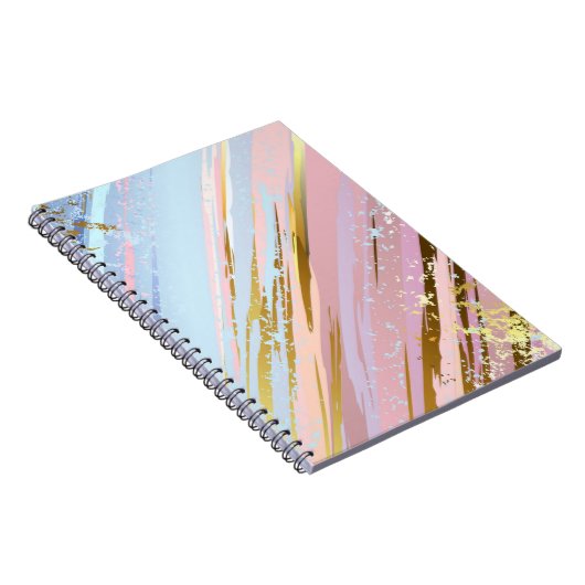 Carnet Arrière - plan rose texturé (Côté Droit)