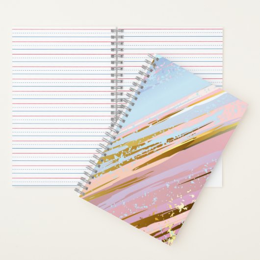 Carnet Arrière - plan rose texturé (À l'intérieur)