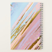 Carnet Arrière - plan rose texturé (Verso)