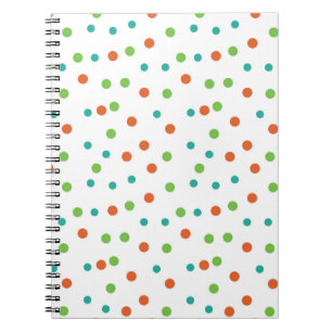 Carnet Arrière - plan sans couture avec motif pois. Polka