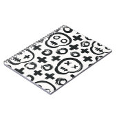 Carnet Arrière - plan sans couture du crâne. Décoration d (Côté gauche)