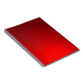 Carnet Arrière - plan simple couleur rouge (Côté Droit)