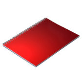 Carnet Arrière - plan simple couleur rouge (Côté gauche)