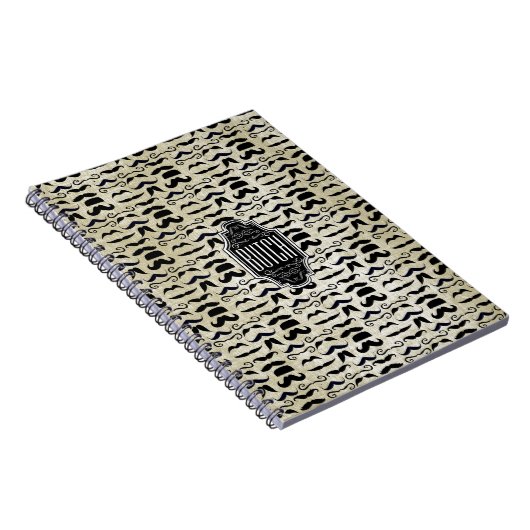 Carnet Arrière - plan textuel Chalkboard Mustache Motif (Côté Droit)