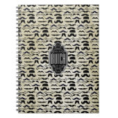 Carnet Arrière - plan textuel Chalkboard Mustache Motif (Devant)