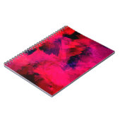 Carnet Arrière - plan texture modèle rouge (Côté gauche)