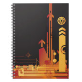 Carnet Arrière - plan tramé technique 2 (Devant)