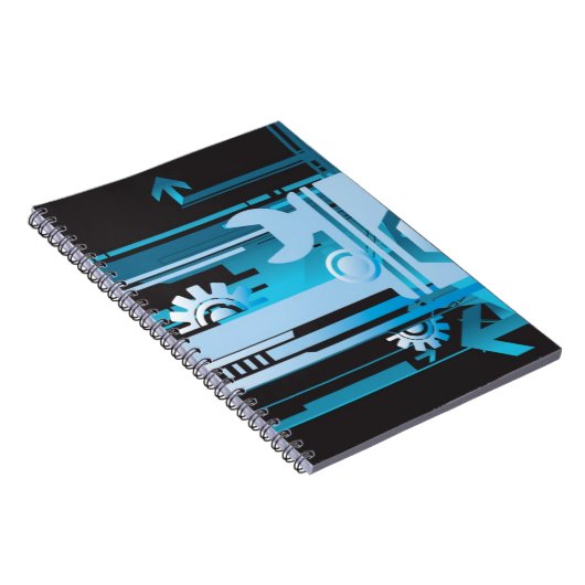 Carnet Arrière - plan tramé technique 3 (Côté Droit)