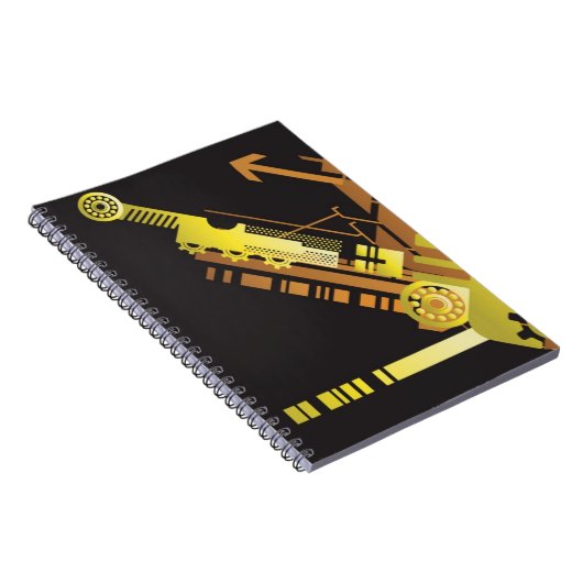 Carnet Arrière - plan tramé technique 5 (Côté Droit)