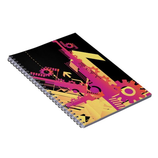 Carnet Arrière - plan tramé technique 7 (Côté Droit)