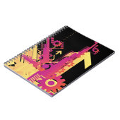 Carnet Arrière - plan tramé technique 7 (Côté gauche)