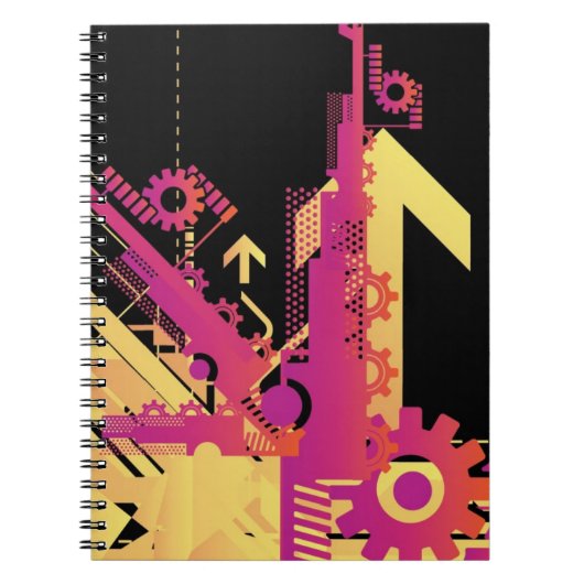 Carnet Arrière - plan tramé technique 7 (Devant)