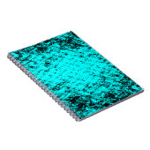 Carnet Arrière - plan turquoise grunge couleur. Elément d (Côté Droit)