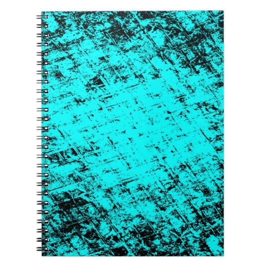 Carnet Arrière - plan turquoise grunge couleur. Elément d (Devant)