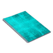 Carnet Arrière - plan turquoise grunge couleur. Elément d (Côté Droit)