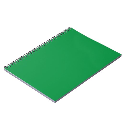 Carnet Arrière - plan vert avec bordure blanche pour Aest (Côté gauche)
