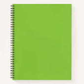 Carnet Arrière-plan vert citron plat – Texture scolaire (Devant)
