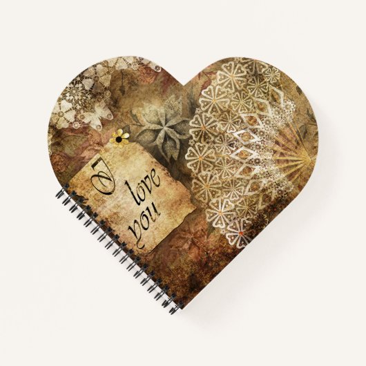 Carnet arrière - plan vintage (Devant)