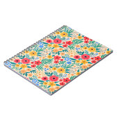 Carnet arrière - plan vintage fleuri. Patch vintage trans (Côté gauche)