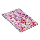Carnet Arrière - plans d'aquarelle Orchidée-Sakura (Côté Droit)