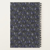 Carnet Arrosage sur métal gris bleu (Verso)