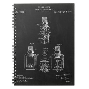 Carnet Arroseur automatique d'incendie, brevet