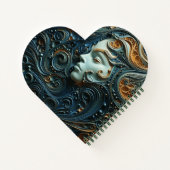 Carnet Art 3D de la femme Lune (Dos)