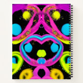 Carnet art abstrait brillant (Dos)