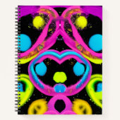 Carnet art abstrait brillant (Devant)